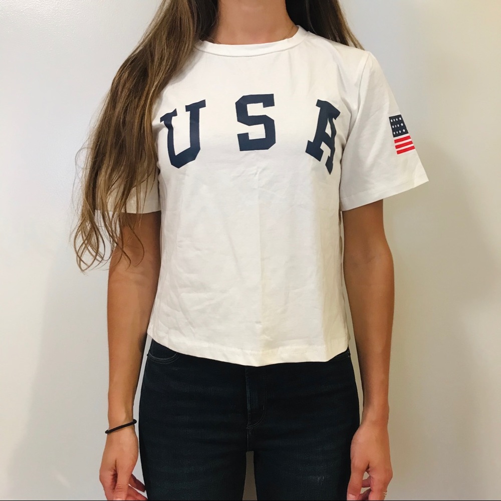 USA Crop T-Shirt🇺🇸